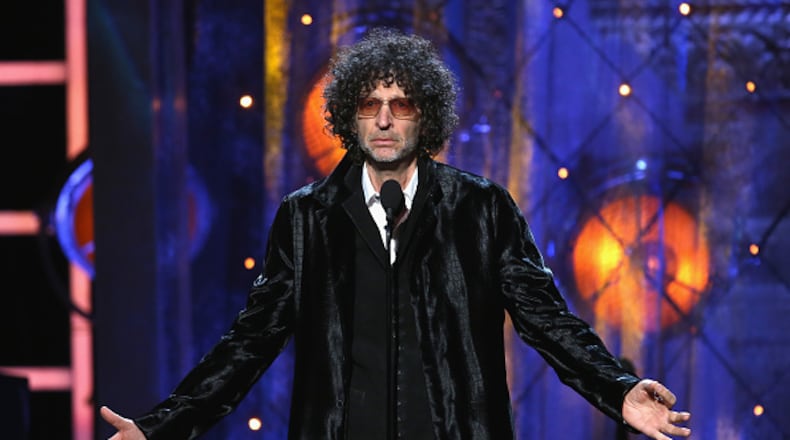 Howard Stern, shown inducting Bon Jovi into the Rock and Roll Hall of Fame in 2018, reveals his attentive side in his new book, “Howard Stern Comes Again.” (Photo by Kevin Kane/Getty Images)