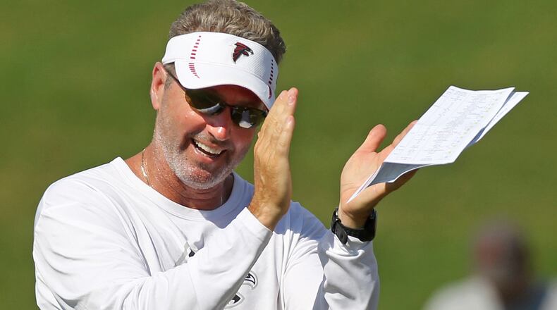 Dirk Koetter is back for a second stint as Falcons offensive coordinator.