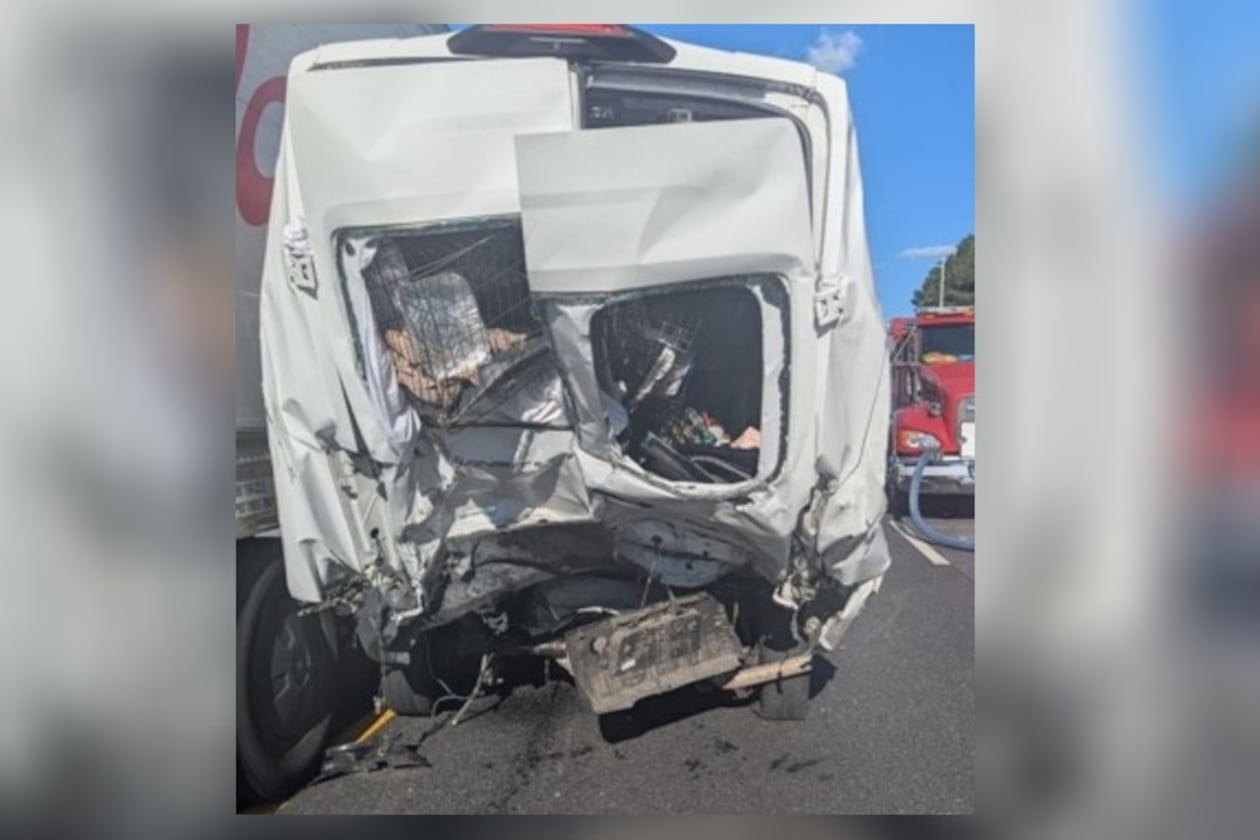 Eight people were killed in a multivehicle crash Monday afternoon on I-85 in Jackson County. A van transporting cats was among the vehicles involved, a rescue group said. (Furkids Animal Rescue and Shelters' Facebook post)