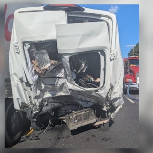 Seven people were killed in a multi-vehicle crash Monday afternoon on I-85 in Jackson County. A van transporting cats was among the vehicles involved in the crash, a rescue group said. (Photo from Furkids Animal Rescue and Shelters' Facebook post)