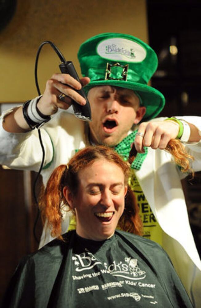 St. Baldrick's live head-shaving event