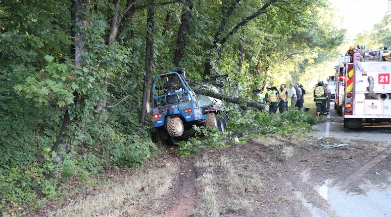 A 16-year-old driver was killed while turning left from East Cherokee Drive onto Ball Ground Highway, the sheriff’s office said. (Credit: Cherokee County Sheriff's Office)