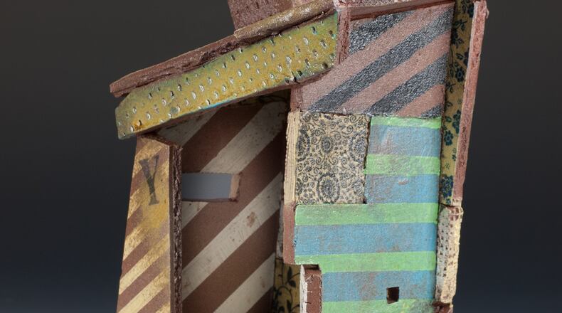 "Large Shack" by Barry Rhodes, one of the artists included in "Summer Swan Invitational."