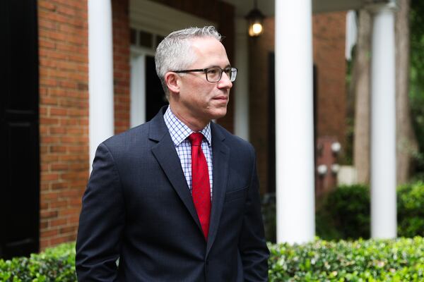 Bryan Tyson is the state's go-to lawyer in voting and election-related cases. (Abbey Cutrer/AJC)