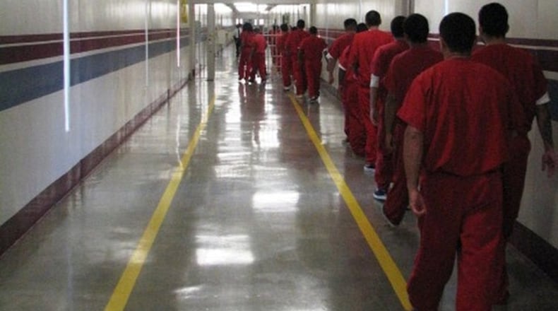 Immigrants facing deportation are being held at the Stewart Detention Center south of Atlanta. More U.S. Immigration and Customs Enforcement detainees are now being held at a separate detention center in Folkston, Ga., through a five-year contract signed by the federal government and Charlton County. ICE moved this week to cancel that contract but then said it was reevaluating that decision.