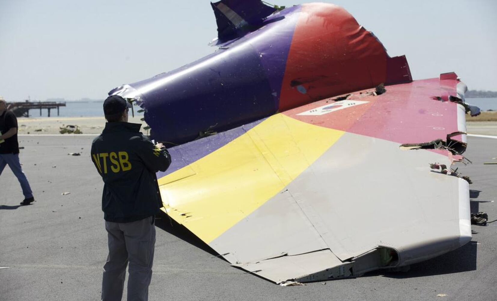NTSB images of Asiana Flight 214 crash