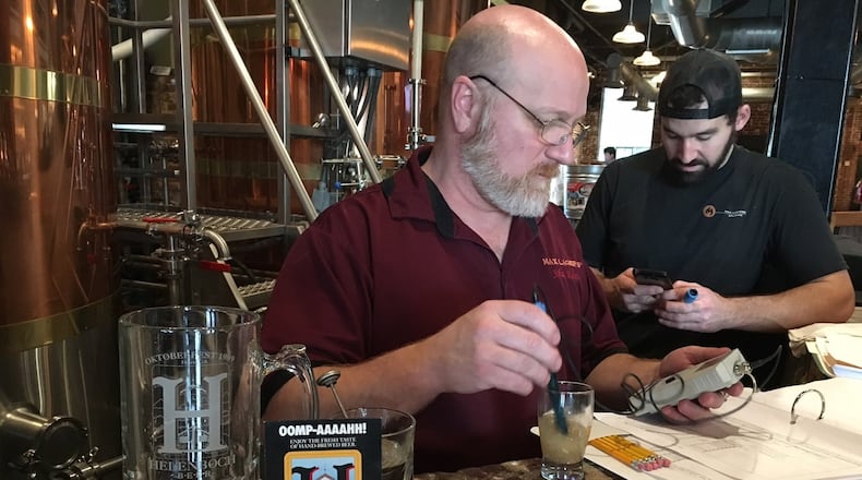 Max Lager's brewmaster John Roberts recently resurrected the recipe for Helenboch, Georgia's first craft beer. CONTRIBUTED BY: Max Lager's.