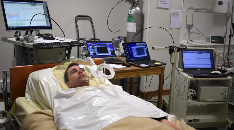 Researchers are looking for 10 healthy male volunteers to stay in bed for two months to study weightlessness. (Photo: © CNES / MARTIN Emmanuelle, 2017)