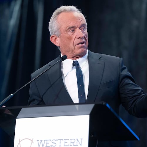 U.S. Secretary of Health and Human Services Robert F. Kennedy Jr. speaks during the Western Governors' Association meeting Thursday, Nov. 20, 2025, in Scottsdale, Ariz. (AP Photo/Rebecca Noble)