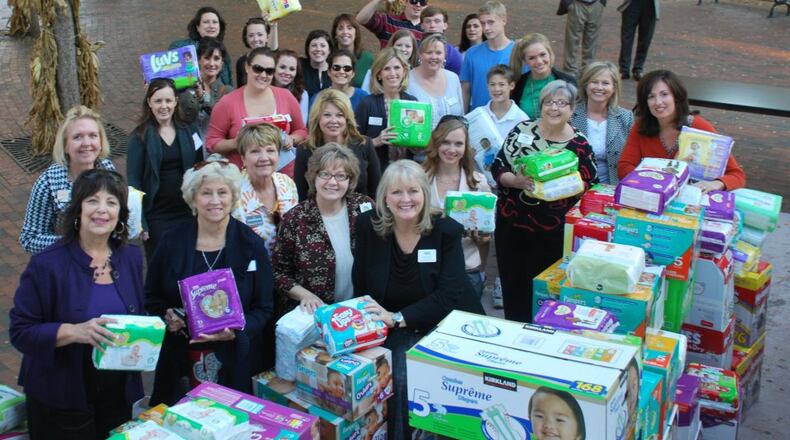 With backing of elected officials in Cobb, diapers - especially sizes 4-6 - are being collected throughout September by the Cobb Children’s Fund. Donations should be dropped off by 5 p.m. Sept. 30 in Glover Park on the Historic Marietta Square. (Courtesy of Cobb Diaper Day)