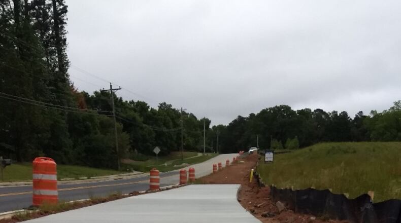 The Sugar Hill greenway is making progress with the completion of a 1,100-foot segment on Whitehead Road. (Courtesy City of Sugar Hill)
