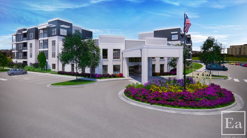 Capitol Seniors Housing is building a 180-unit senior living community at The Exchange at Gwinnett near Buford. (Courtesy of Capitol Seniors Housing)