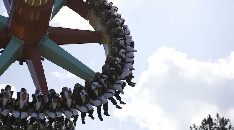 Six Flags Over Georgia opened for the 2019 season on May 24. The Cobb County amusement park features the new Pandemonium pendulum ride.