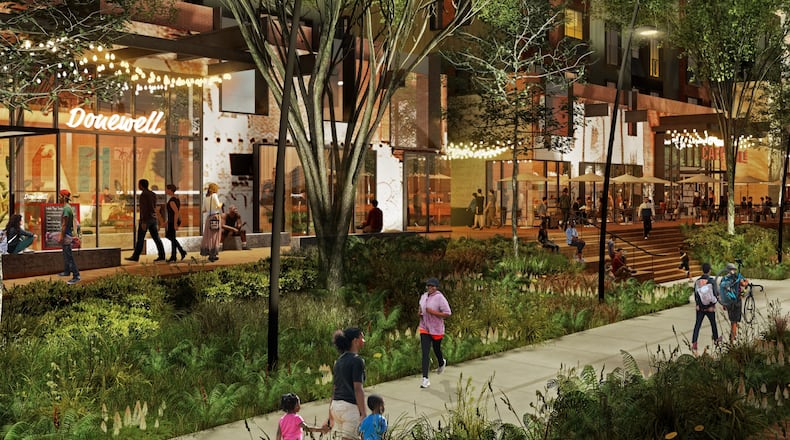Planned mixed-use development for Atlanta Westside by Lincoln Property Co. The property is at the intersection of Donald Lee Hollowell Parkway and Northside Drive. (Contributed)