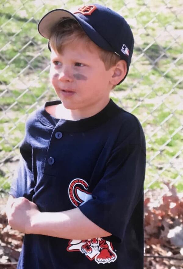 Sam Davis played for the Tigers at 4 years old in 2007. (Courtesy)