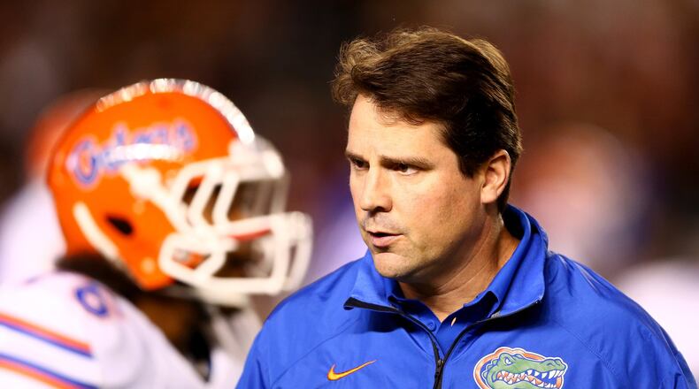 Will Muschamp was the proud head coach of the Florida Gators, but he was quickly hired as Auburn’s defensive coordinator after the Gators fired him. (Photo by Streeter Lecka/Getty Images)