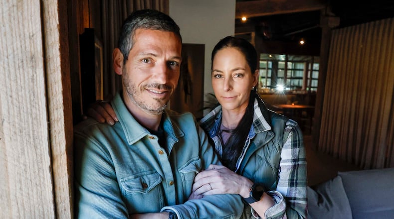 Angelos Pervanas and his wife, Chiara Visconti di Modrone, are the owners of World of Quercus. The luxury resort, along and its restaurant, Uberto, is the only Relais & Chateaux property in Georgia. (Miguel Martinez/AJC)