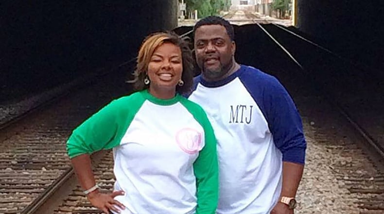 Delta passenger Marlin Jackson and his wife, Azure Joiner-Jackson, before Jackson was attacked by an emotional support dog seated next to him on a Delta flight. Source: Alexander Shunnarah & Associates