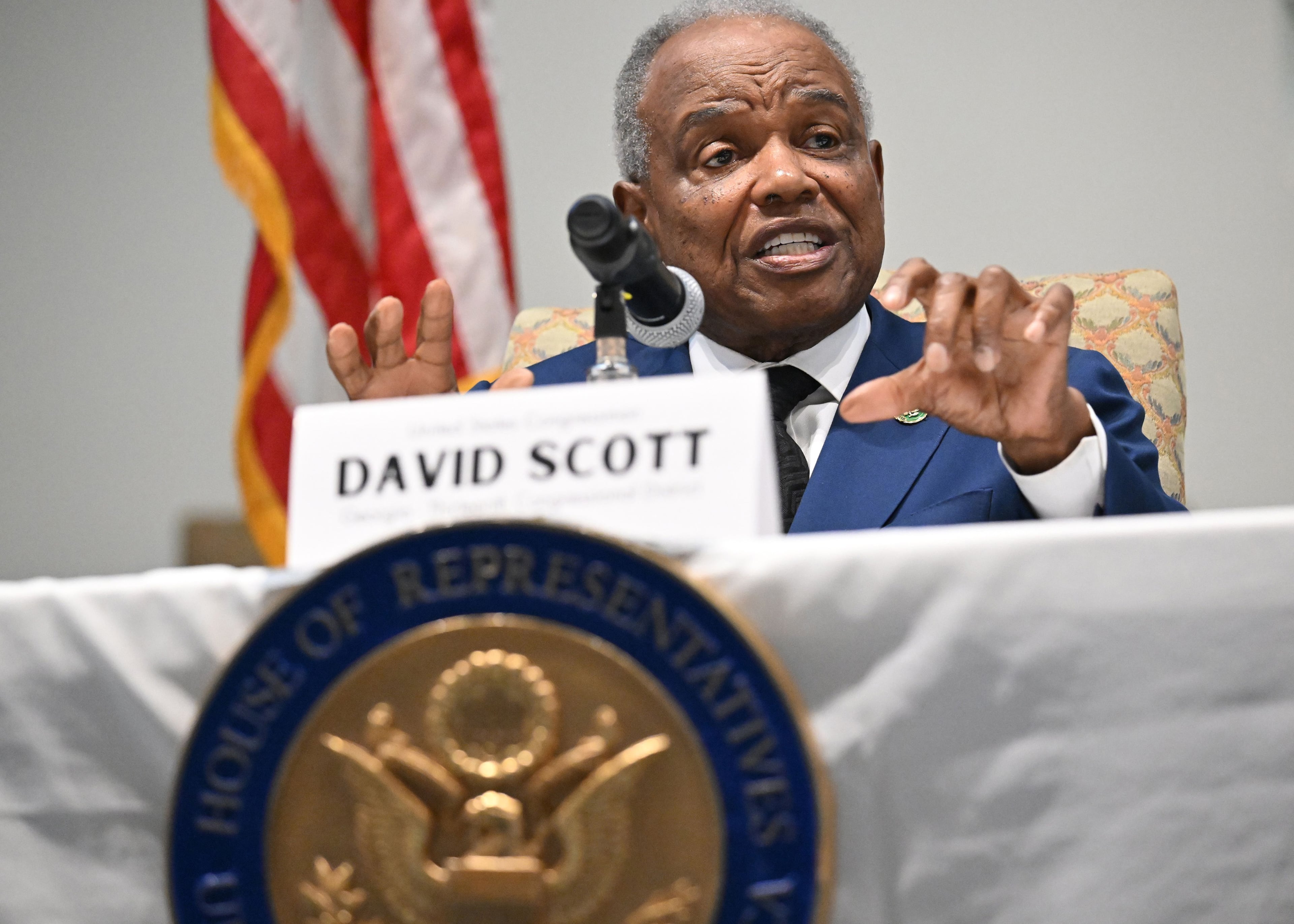 U.S. Rep. David Scott, D-Atlanta, is running for reelection in 2026. (Hyosub Shin/AJC)