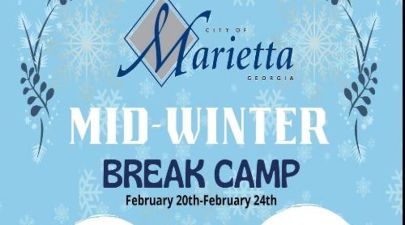 Marietta's Mid-Winter Camp will be open from Feb. 20-24 for children ages 6 to 12, with registration open now. (Courtesy of Marietta)