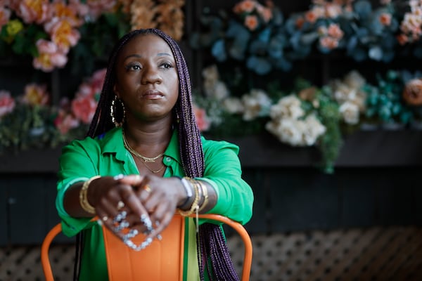 Nikki Porcher, the founder of Buy From a Black Woman, is photographed outside one of the businesses she has supported Just Add Hoeny on Tuesday, April 22, 2025. Porcher remarked, “Many things are happening, and I anticipated they would be coming soon. Nevertheless, I wasn’t aware that they would unfold so rapidly, suddenly, and immediately.”
(Miguel Martinez/ AJC)