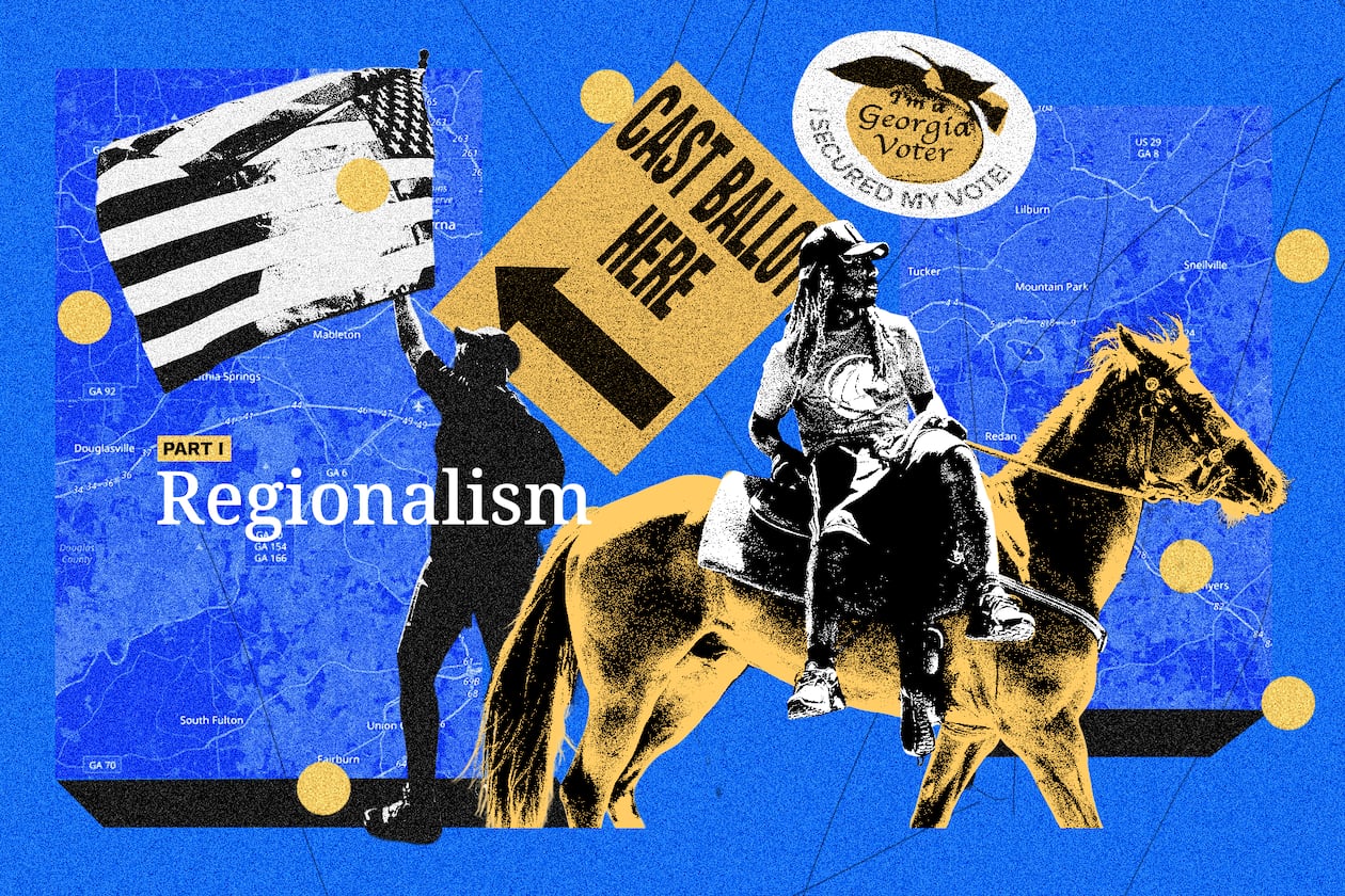 (Photo Illustration: Philip Robibero / AJC | Source: Getty, Unsplash)