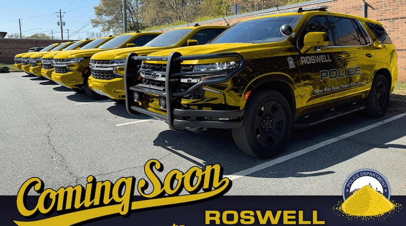 The Roswell Police Department is trading in its traditional black patrol car for an interesting choice — mustard yellow.