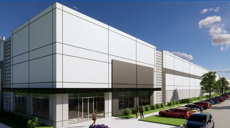 This is a rendering of the Gainesville 85 Business Center, a nearly 586,000-square-foot-industrial park in the pipeline for Hall County.