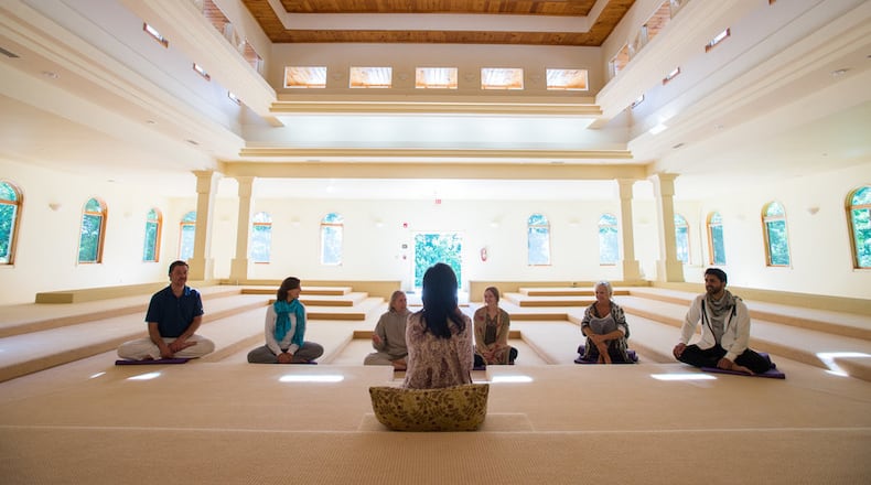 Located in the Blue Ridge Mountains, The Art of Living Retreat Center offers a place to rest and to connect with silence and nature.