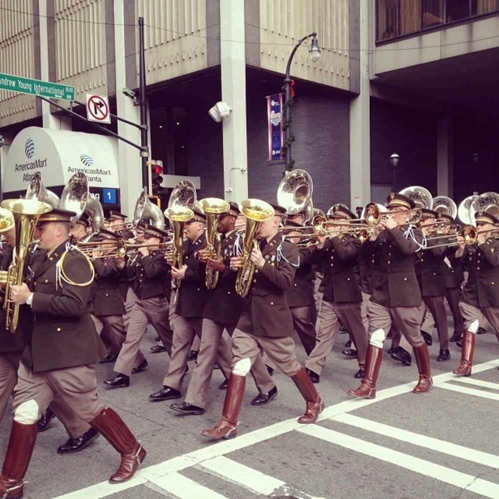 Instagram photos from the Chick-fil-A Bowl Parade