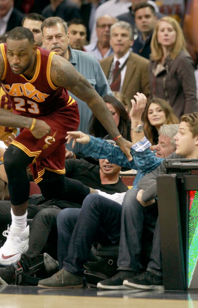 Golfer's wife hurt in collison with LeBron James