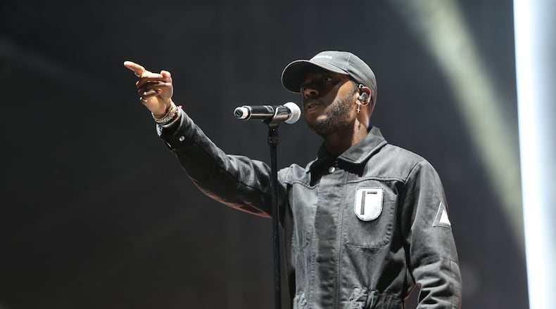 Atlanta artist 6lack performs at Music Midtown in Piedmont Park on Saturday, Sept. 14, 2019, in Atlanta. (Tyson Horne/AJC)