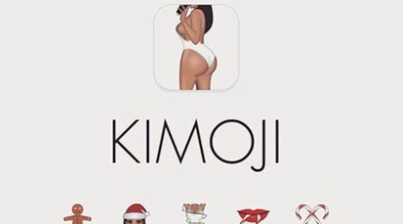 The Kimoji app: It's real and it's spectacular.