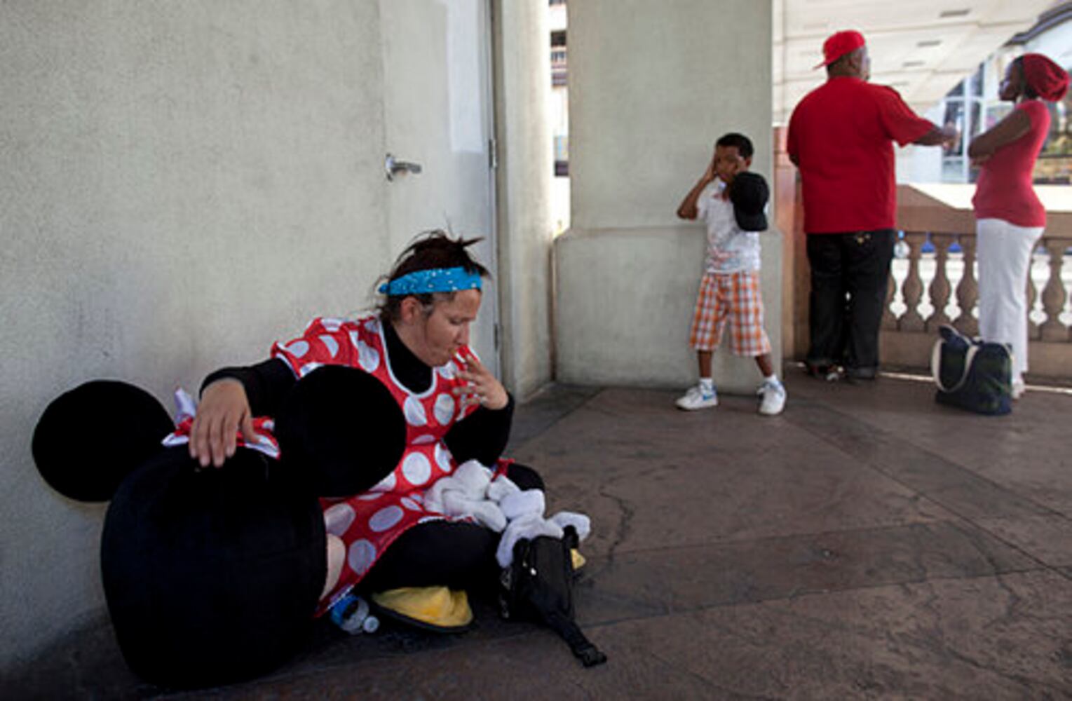 Vegas street performers