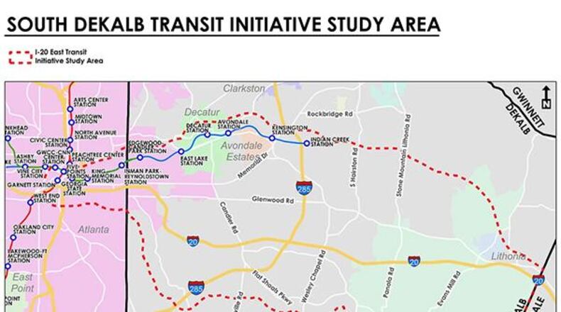A MARTA survey concerns transportation options in South DeKalb. (Courtesy of MARTA)