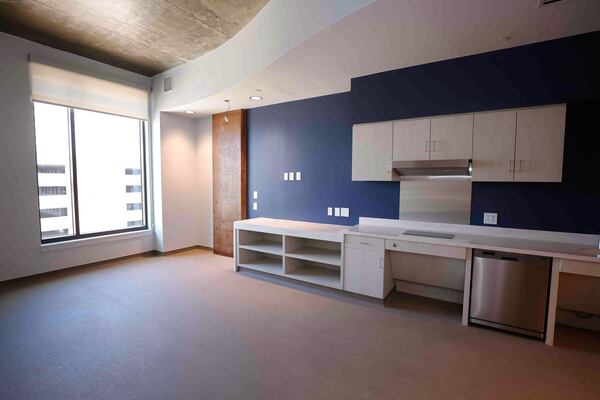 Views of the transplant room inside the new Atlanta Ronald McDonald House that will support the families of Children’s Healthcare of Atlanta patients. (Natrice Miller/AJC)