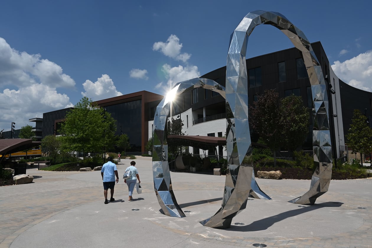Trilith Live at the Town at Trilith is shown Thursday, June 11, 2026, in Fayetteville. The Trilith Foundation Studio Tour offers a guided trolley ride through Trilith Studios, North America’s largest movie-making campus, in Fayetteville. (Hyosub Shin/AJC)