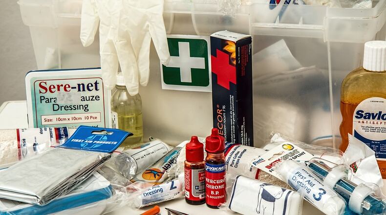 The Gwinnett Hospital System has donated $6,901 to the Duluth Police Department for the purchase of first aid kits.