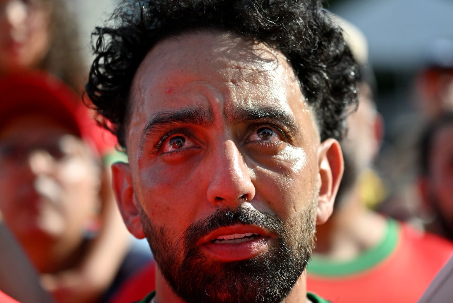 Morocco fans at FIFA Fan Fest