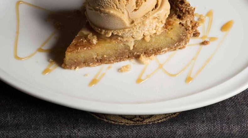 Cracked Pie from Dovetail restaurant in Macon Photo credit: Brett Falcon Photography