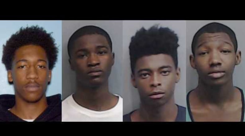 Left to right: Mike Washington, Kordale Miliam, Iman Weems, Lovett Tennie