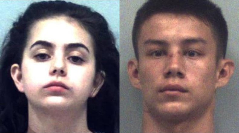 Cassandra Bjorge, 17, and Johnny Rider, 19, are suspects in the deaths of Bjorge’s grandparents.