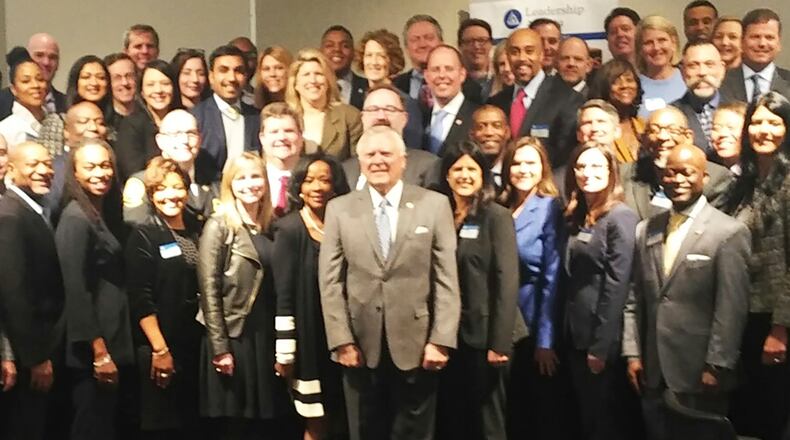 Leadership Atlanta’s Class of 2018 at Power and Influence Day with Gov. Nathan Deal