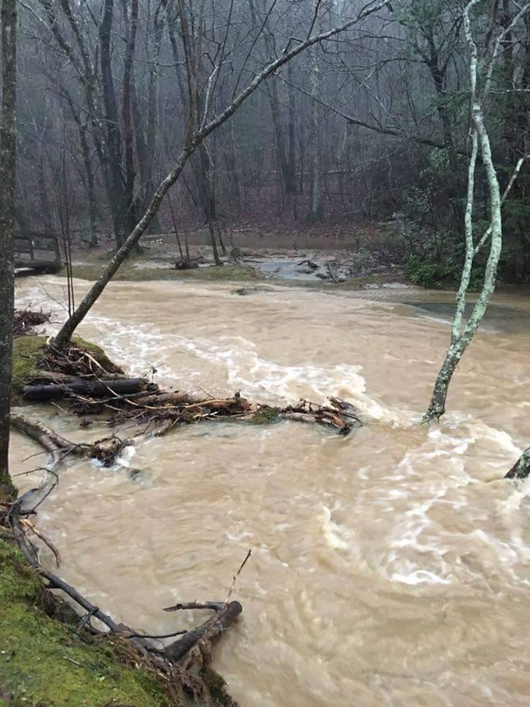 Flooding in Gilmer County
