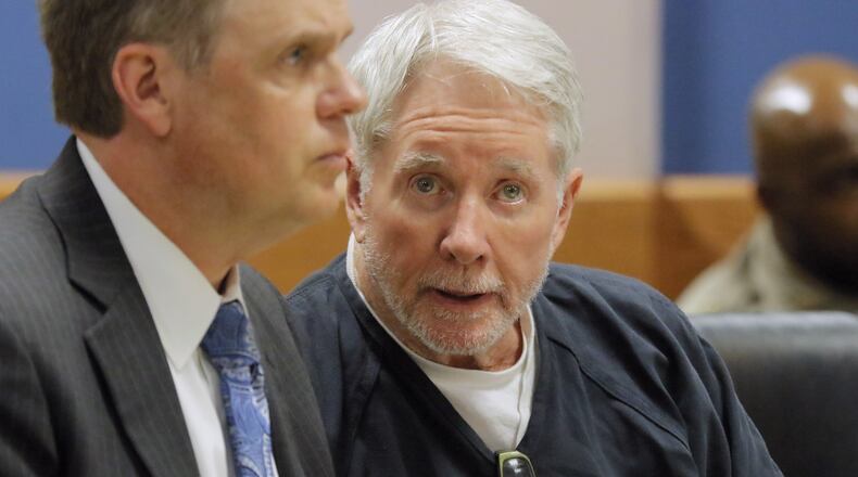 10/6/17 - Atlanta, GA - Tex McIver is back in court for pre-trial motions in advance of his trial on Oct 30. His lawyers will continue to try to quash what they say were illegal searches of his condo. BOB ANDRES /BANDRES@AJC.COM