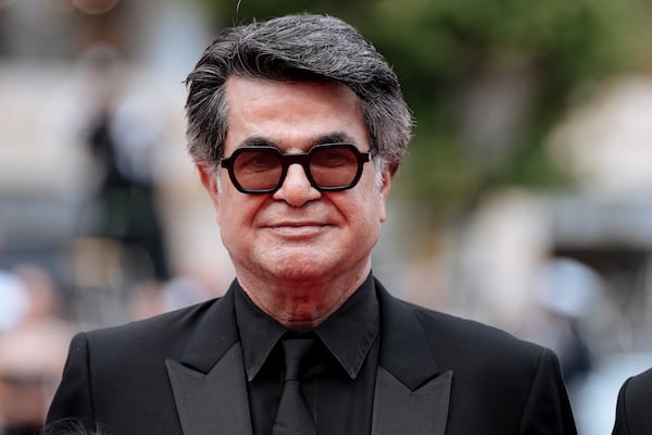 Director Jafer Panahi poses for photographers upon arrival at the premiere of the film 'It Was Just an Accident' at the 78th international film festival, Cannes, southern France, Tuesday, May 20, 2025. (Photo by Lewis Joly/Invision/AP)