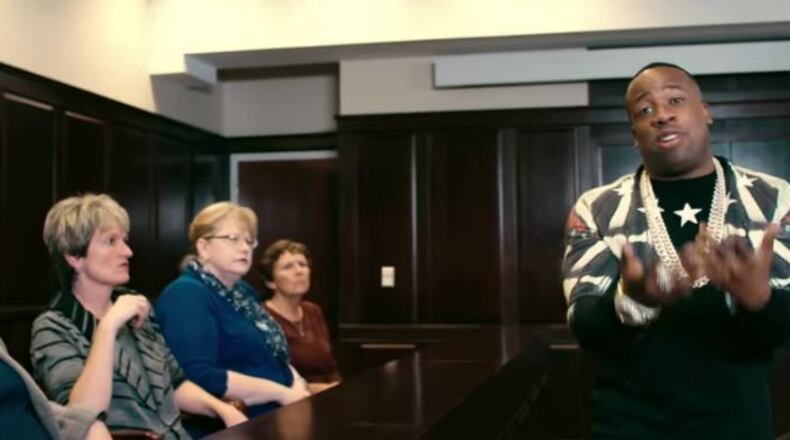 Last month, Yo Gotti shot the video for “The Law” inside the Henry County courthouse. (Credit: YouTube)