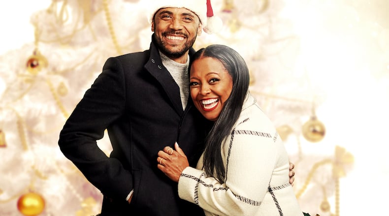 Keshia Knight Pulliam with Jarod Joseph in the Lifetime Christmas movie "Christmas Aunt" debuting Sunday, Nov. 1 at 8 p.m. CR: Lifetime