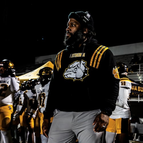 Kevin Barnes has led Lithonia to the quarterfinals for the first time since 1994. The Bulldogs went 1-9 the season before the second-year coach took over. (Jayla Middlebrooks/Vitality Sports Media)
