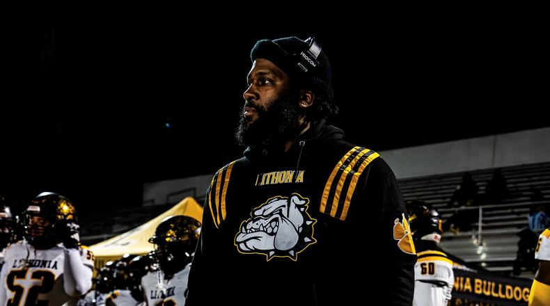 Kevin Barnes has led Lithonia to the quarterfinals for the first time since 1994. The Bulldogs went 1-9 the season before the second-year coach took over. (Jayla Middlebrooks/Vitality Sports Media)